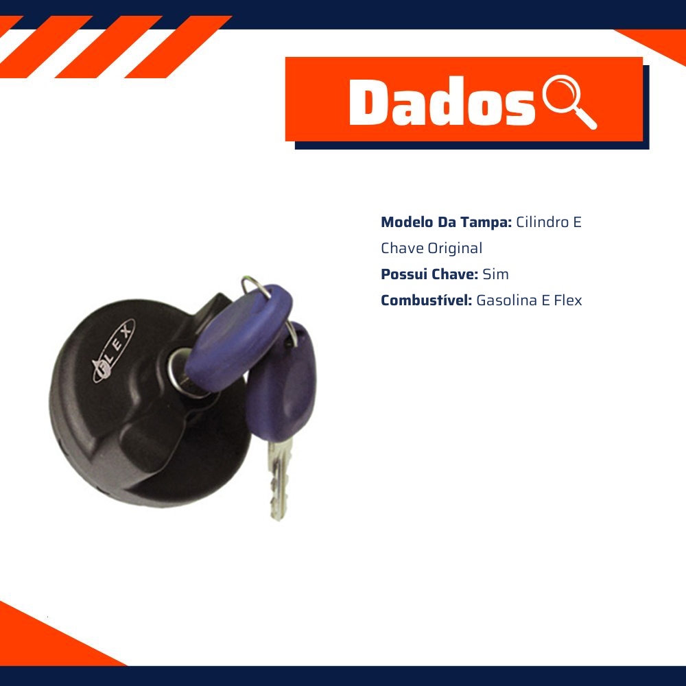 Tampa de Combustível para Fiat Fiorino - Unick - 10381