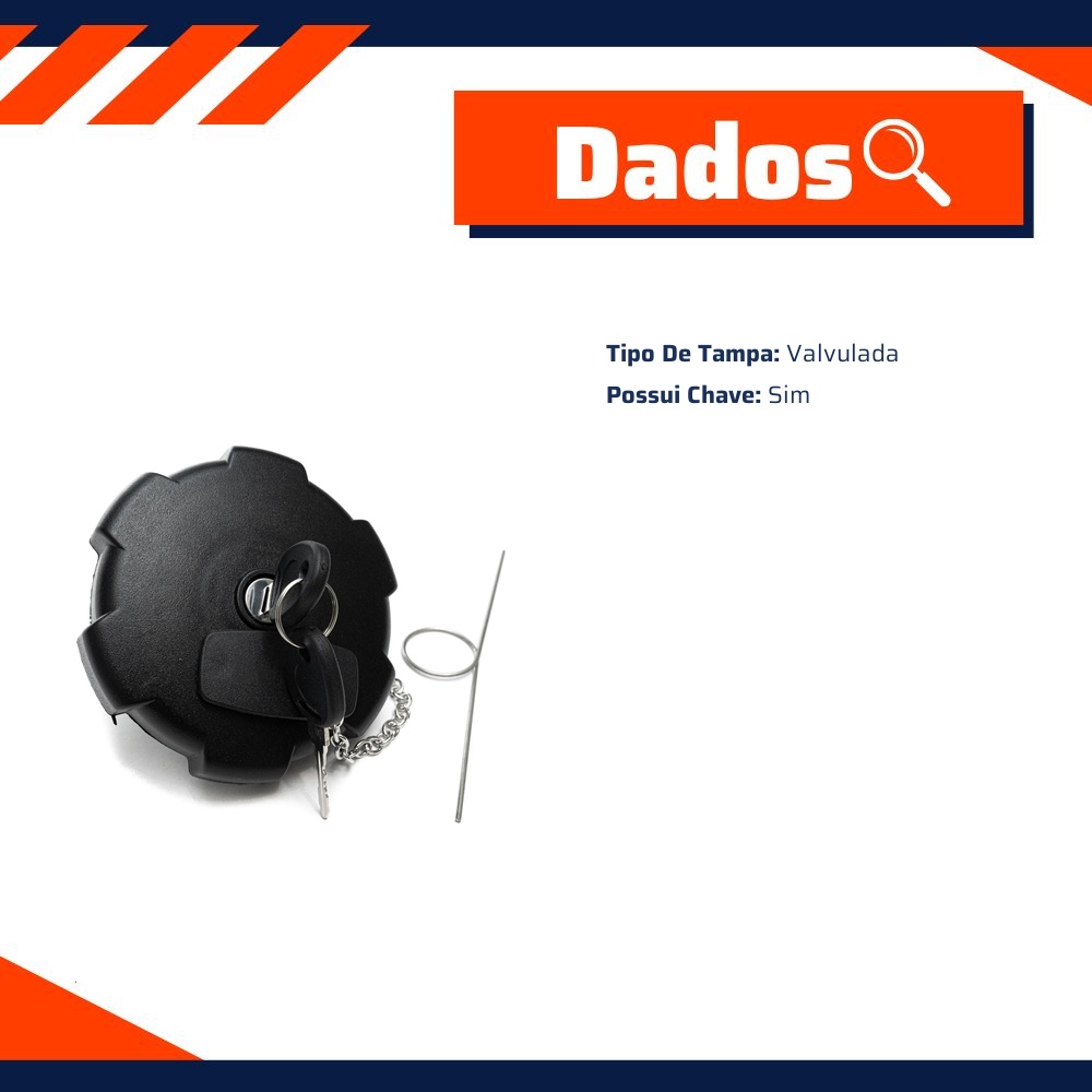 Tampa de Combustível - Unick - 10403