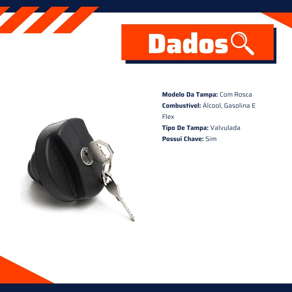 Tampa de Combustível - Unick - 10338