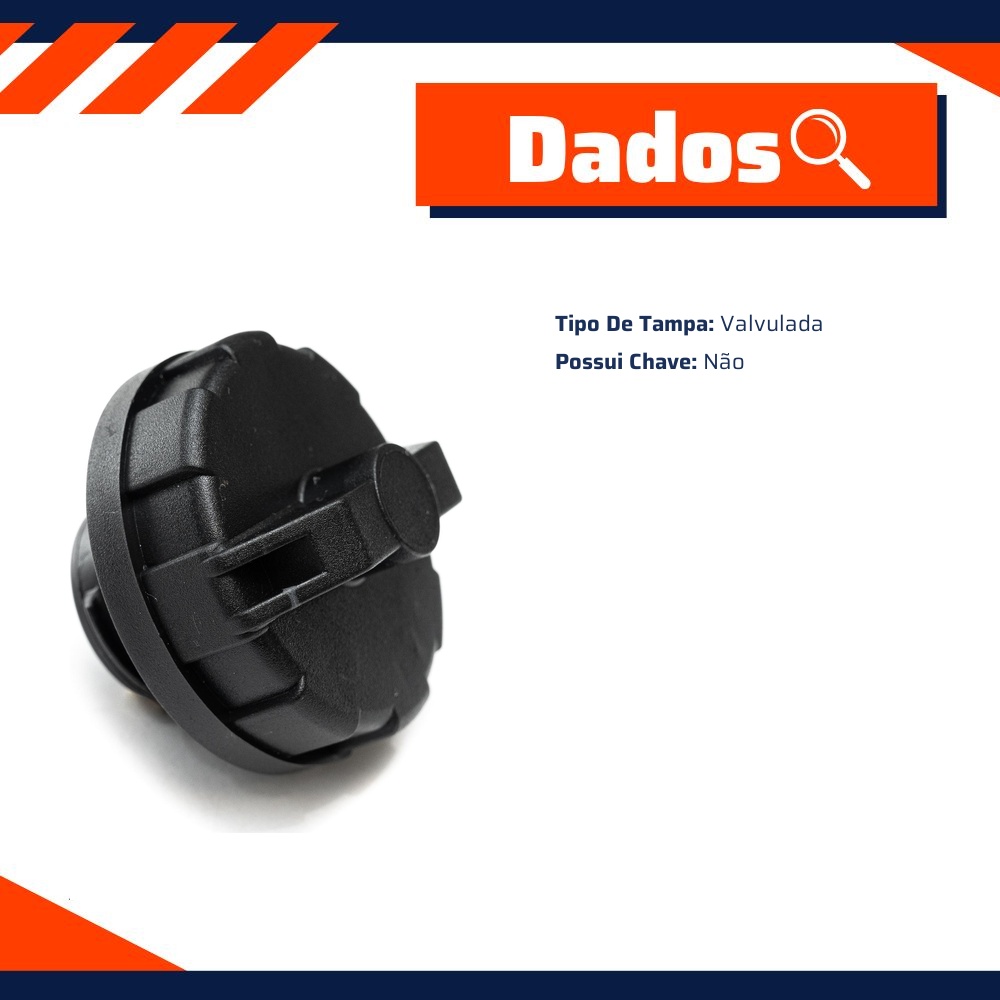Tampa de Combustível para Chevrolet Omega e Opala - Unick - 10324