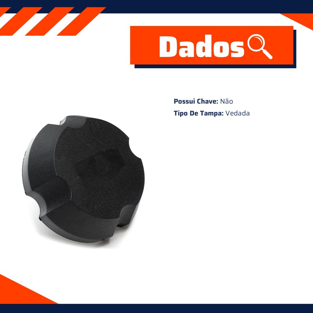 Tampa de Combustível para Ford Cargo 814 e Cargo 815 - Unick - 10239