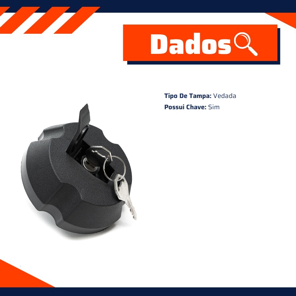 Tampa de Combustível - Unick - 10205