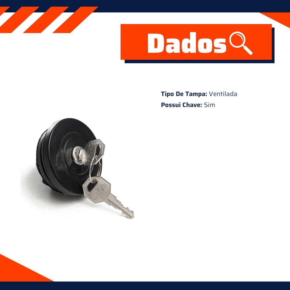 Tampa de Combustível - Unick - 10210