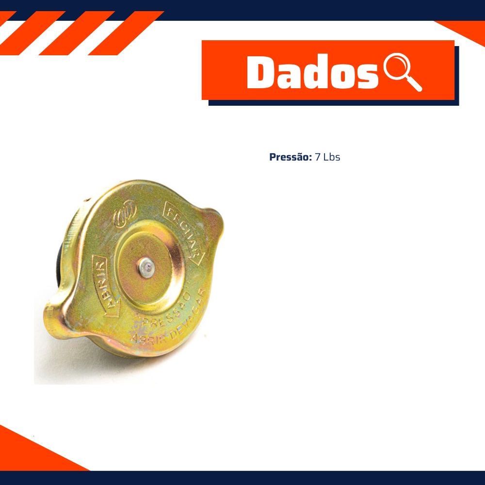 Tampa do Radiador - Unick - 30290