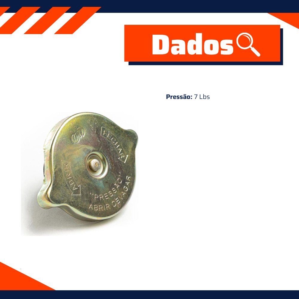 Tampa do Radiador - Unick - 50211