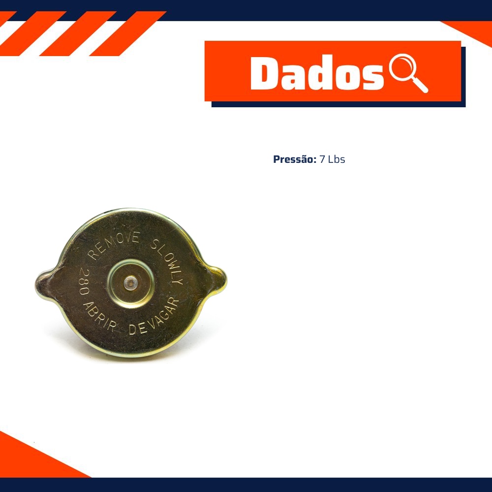 Tampa do Radiador - Unick - 60163