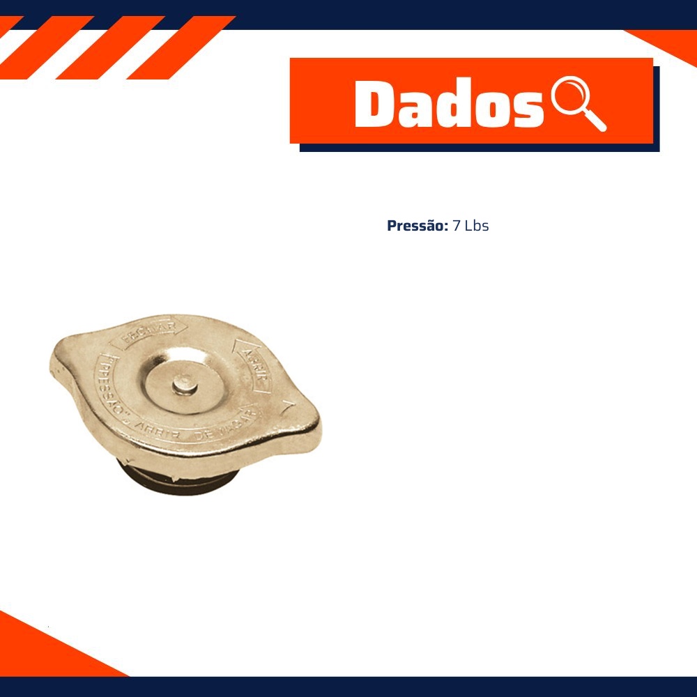 Tampa do Radiador para Toyota Bandeirante - Unick - 60376
