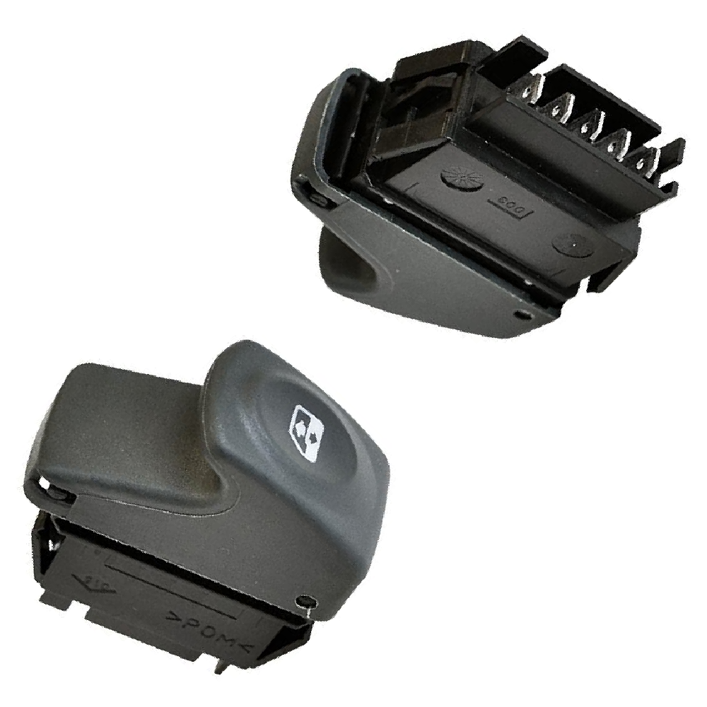 Tecla Acionadora do Vidro Elétrico para Renault Megane e Scenic - Micro - 90941