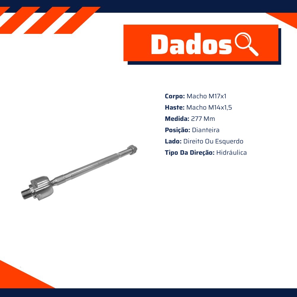 Terminal Axial para KIA Besta - Amortex - 68035