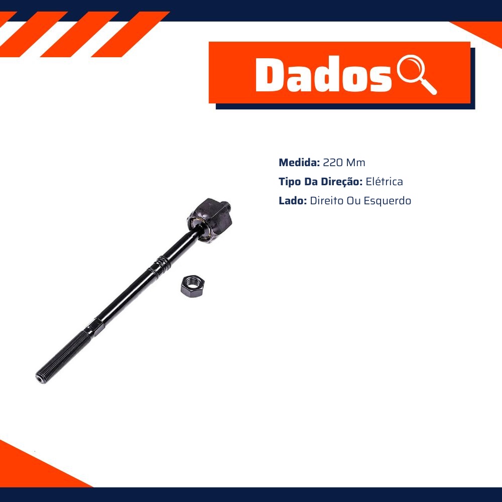Terminal Axial para Ford Edge e Fusion - Amortex - 68549