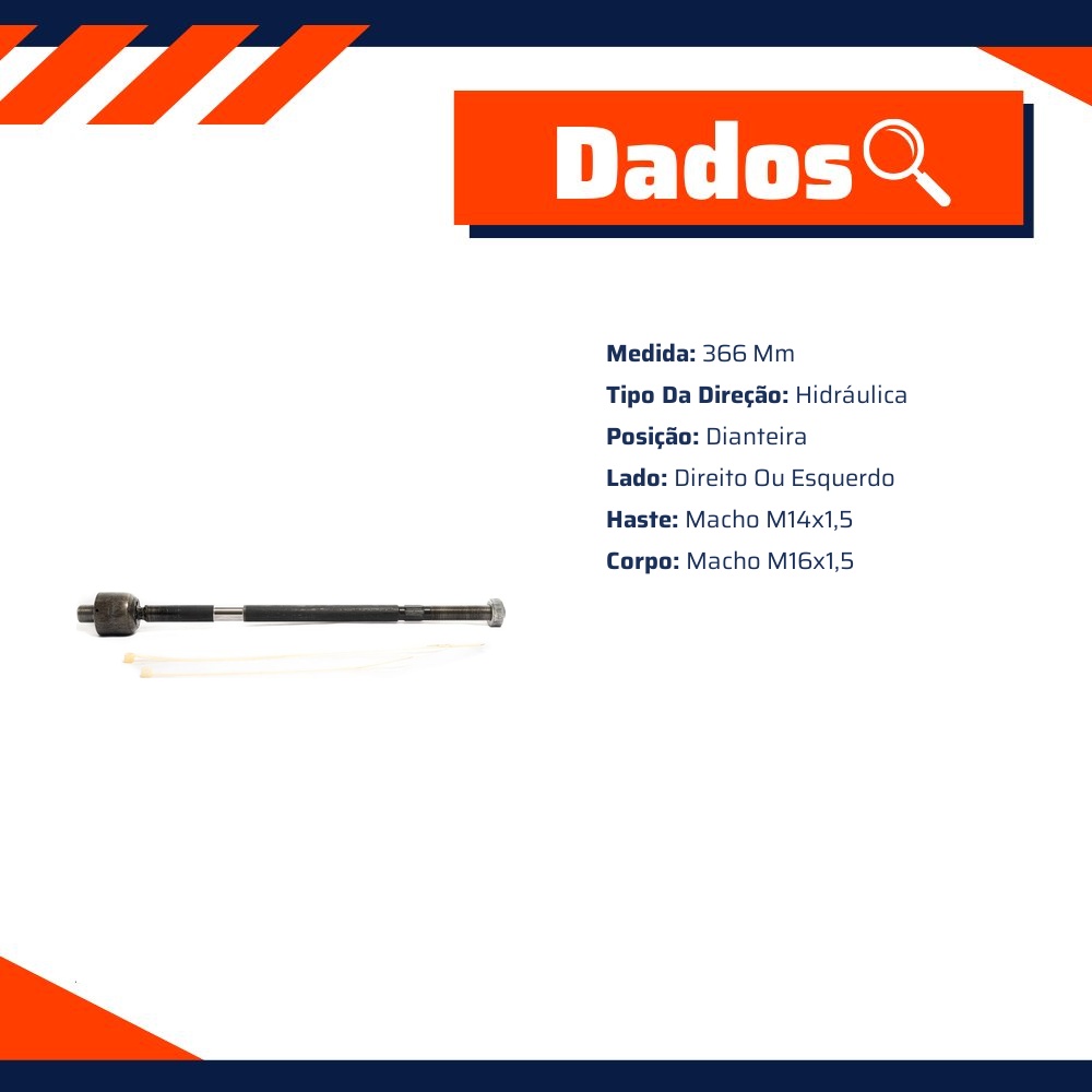 Terminal Axial para Chevrolet Tracker - Amortex - 68616