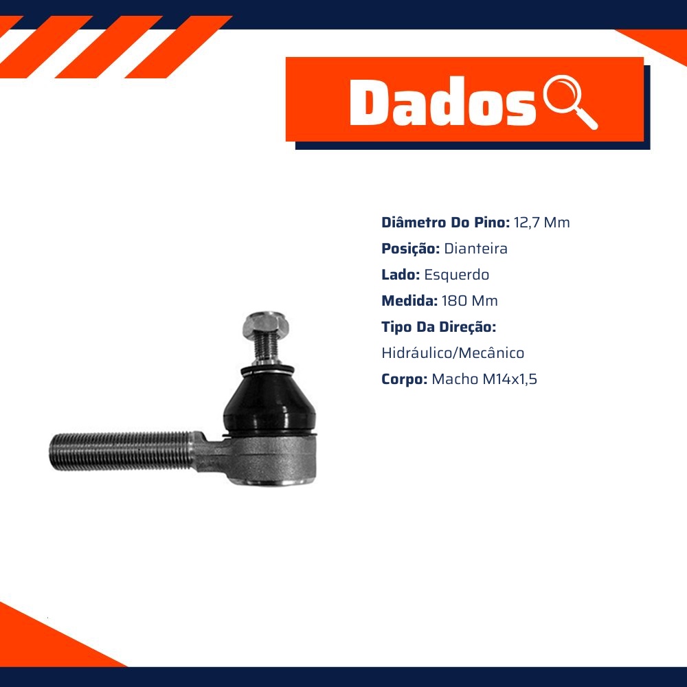 Terminal de Direção para Chevrolet Opala - Amortex - 33212
