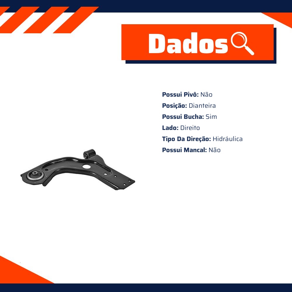 Bandeja da Suspensão para Ford Courier - Amortex - 53320