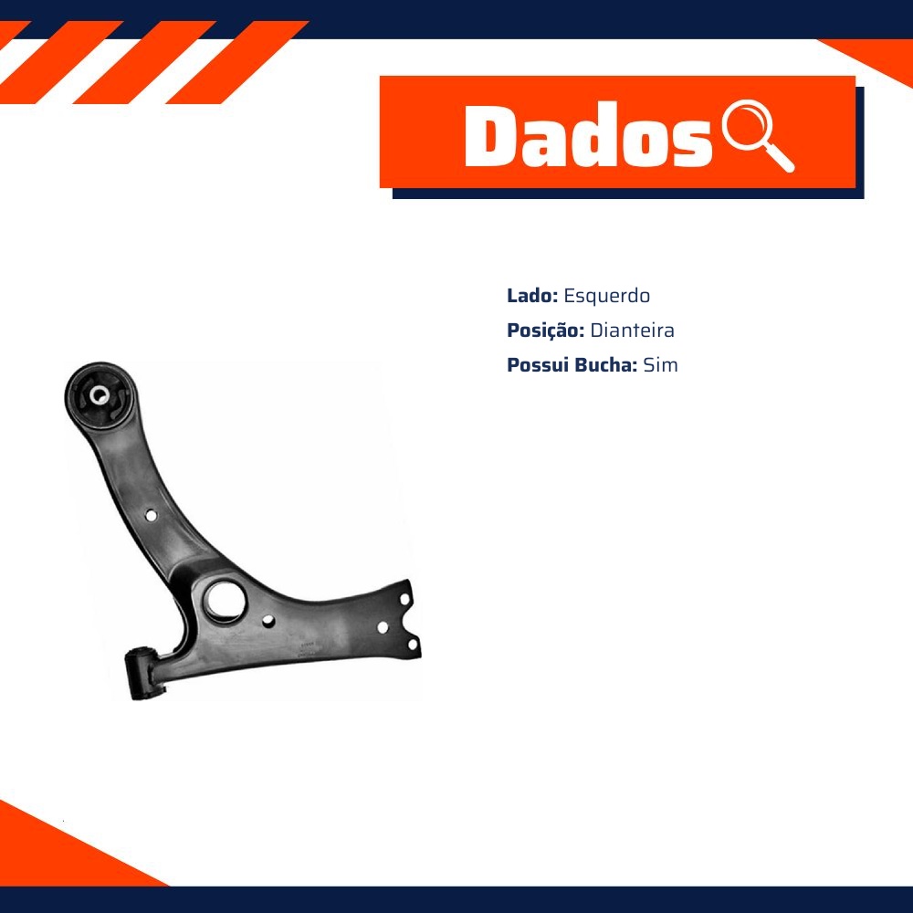 Bandeja da Suspensão para Toyota Corolla - Amortex - 56139