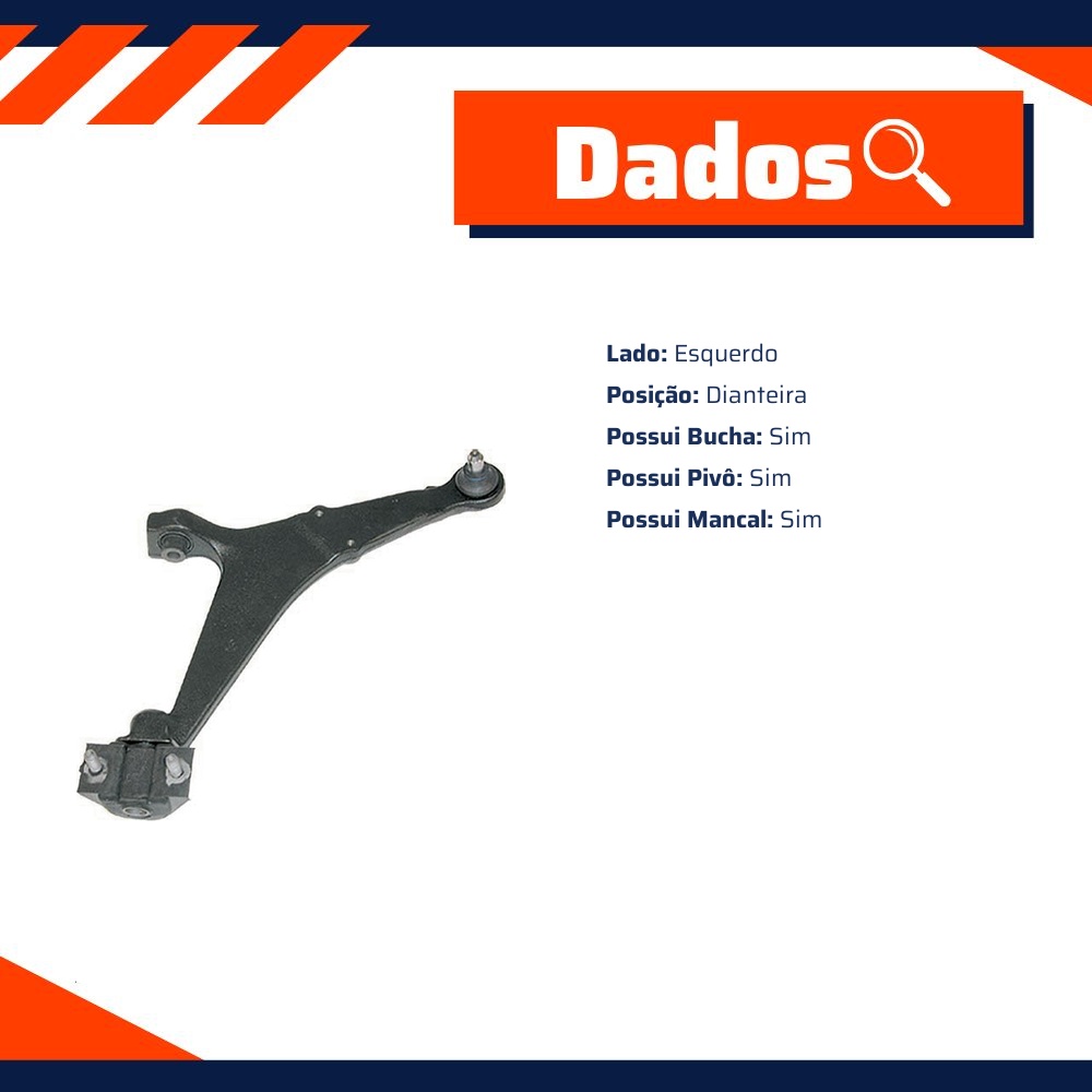 Bandeja da Suspensão para Peugeot 106 - Amortex - 56621