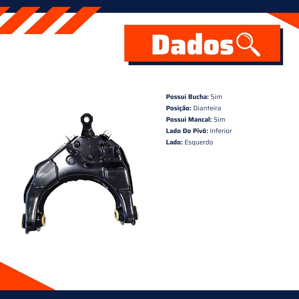 Bandeja da Suspensão para Toyota Hilux - Amortex - 56503