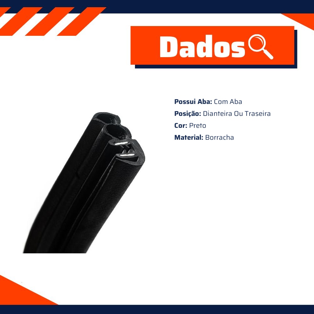 Borracha da Porta - Uniflex - 37406