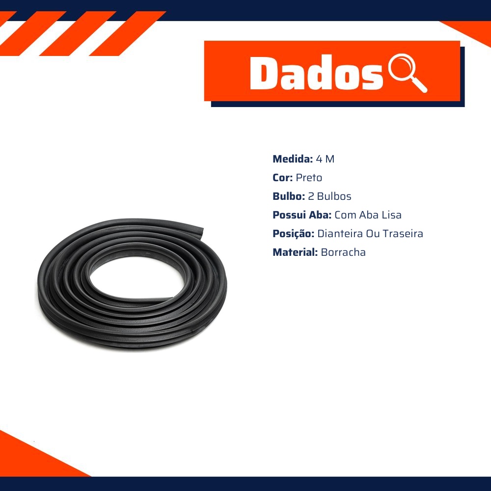 Borracha da Porta - Uniflex - 37413