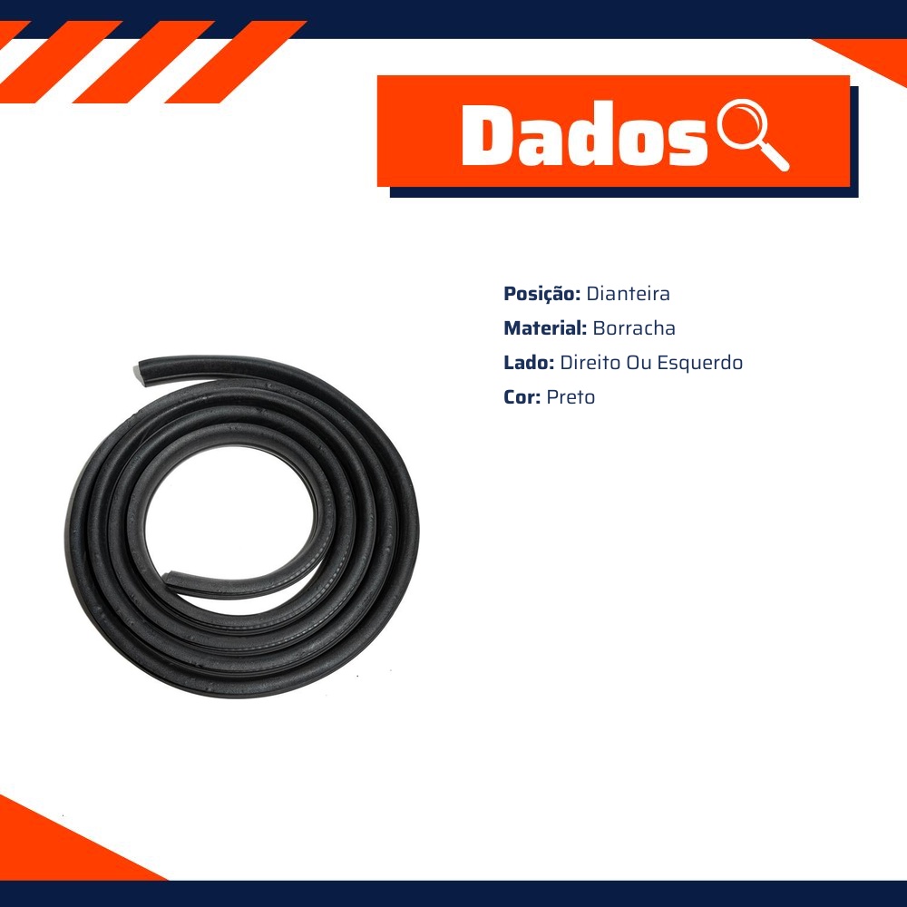 Borracha da Porta para Chevrolet Montana - Uniflex - 37972
