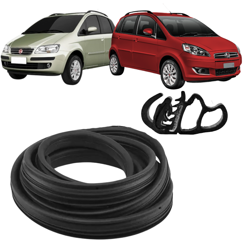 Borracha da Porta para Fiat Idea - Uniflex - 38968