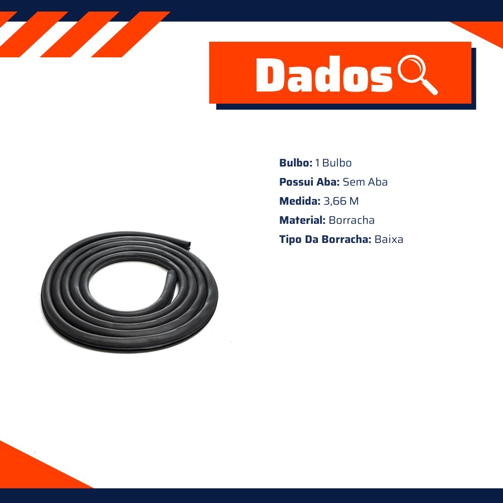 Borracha da Porta - Uniflex - 37011