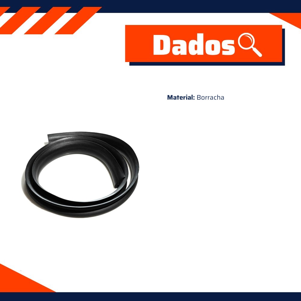 Borracha do Para-Brisa para Chevrolet Montana - Uniflex - 37766