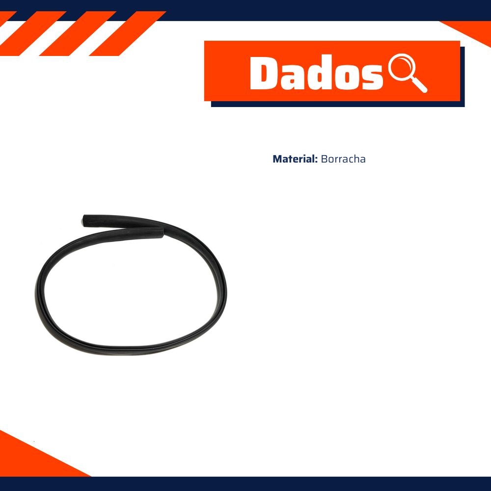 Borracha do Para-Brisa para Chevrolet Astra Hatch - Uniflex - 37773