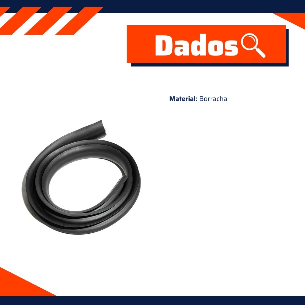 Borracha do Para-Brisa para Chevrolet Astra Hatch - Uniflex - 37774