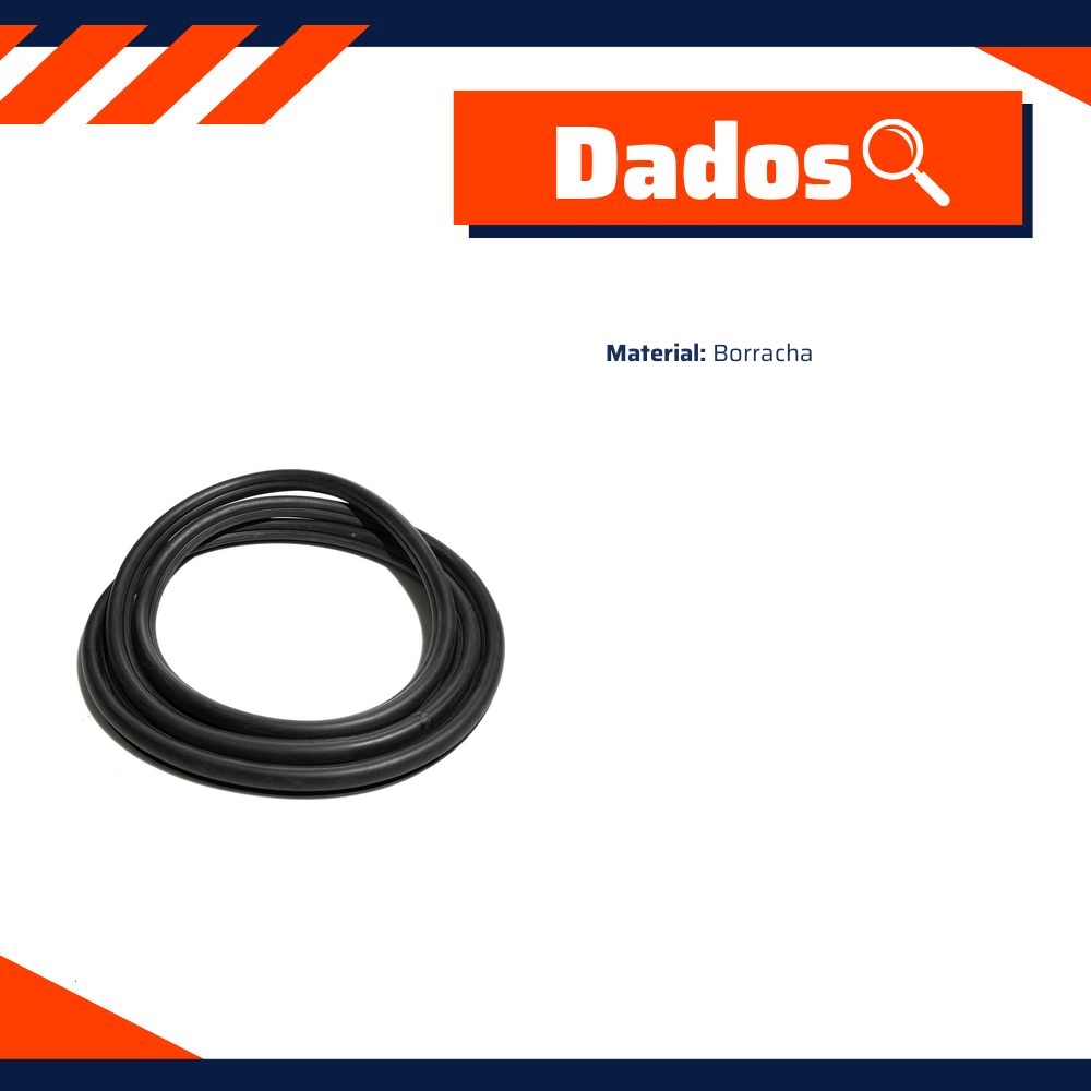 Borracha do Vigia do Porta-Malas para Chevrolet Caravan - Uniflex - 37814
