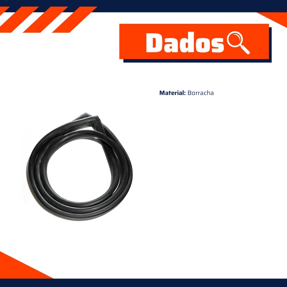 Borracha do Vigia do Porta-Malas para Chevrolet Monza - Uniflex - 37826