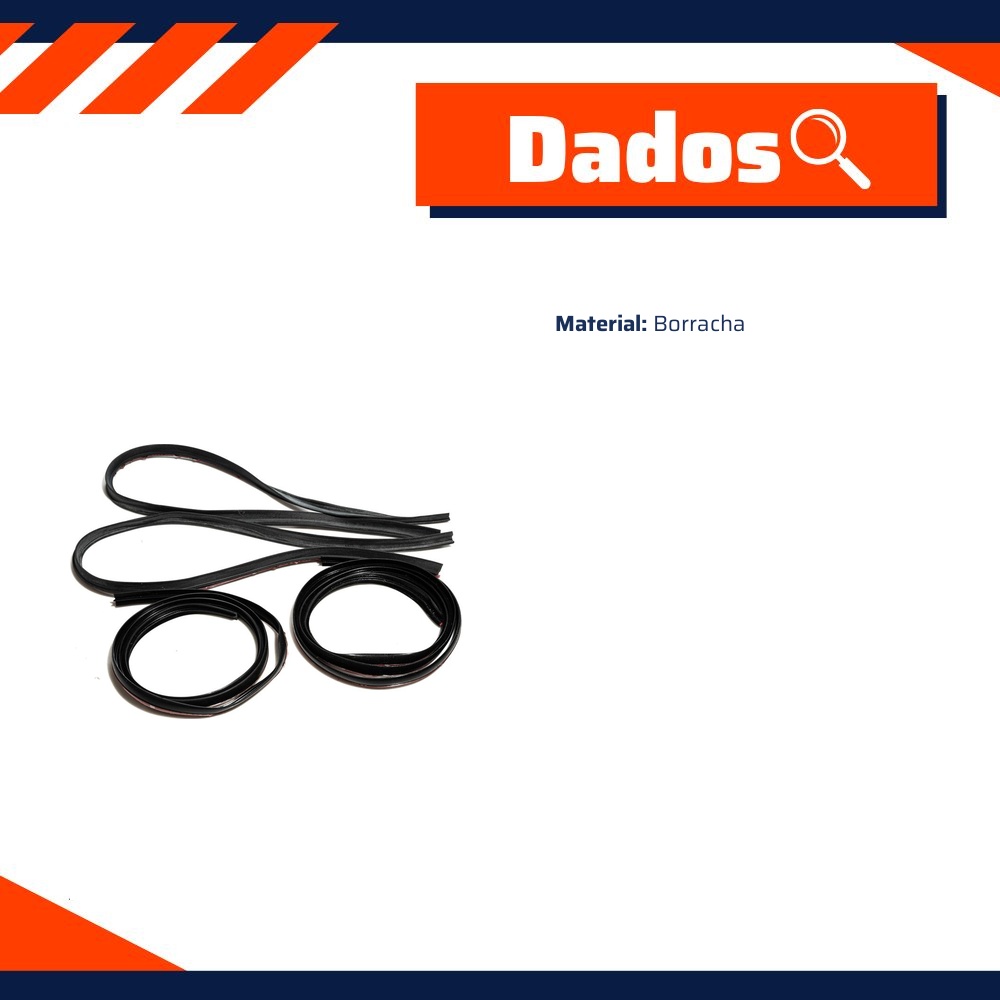 Borracha do Vigia da Tampa do Porta-Malas para Fiat Palio - Uniflex - 38852