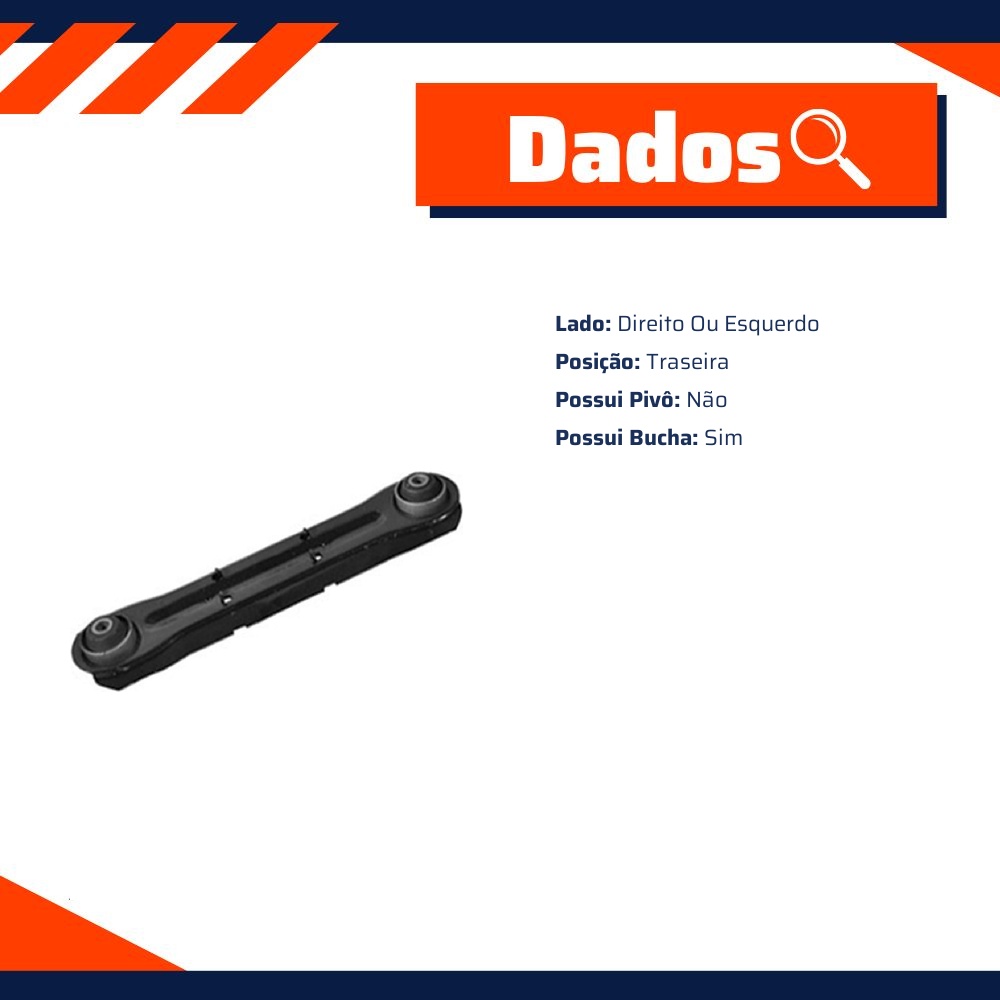Braço Tensor para Chevrolet Opala - Amortex - 54492