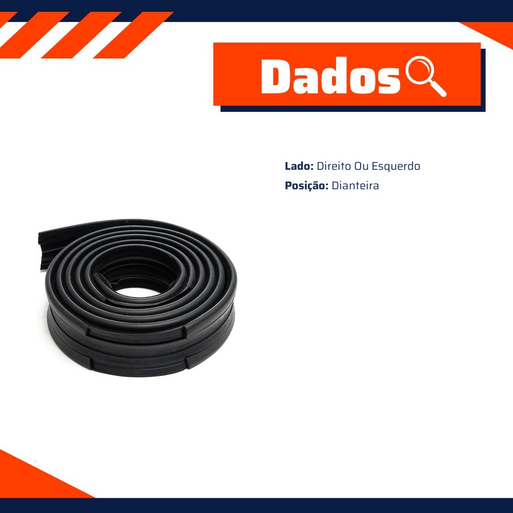 Canaleta da Porta para Toyota Etios e Etios Sedan - Uniflex - 39622