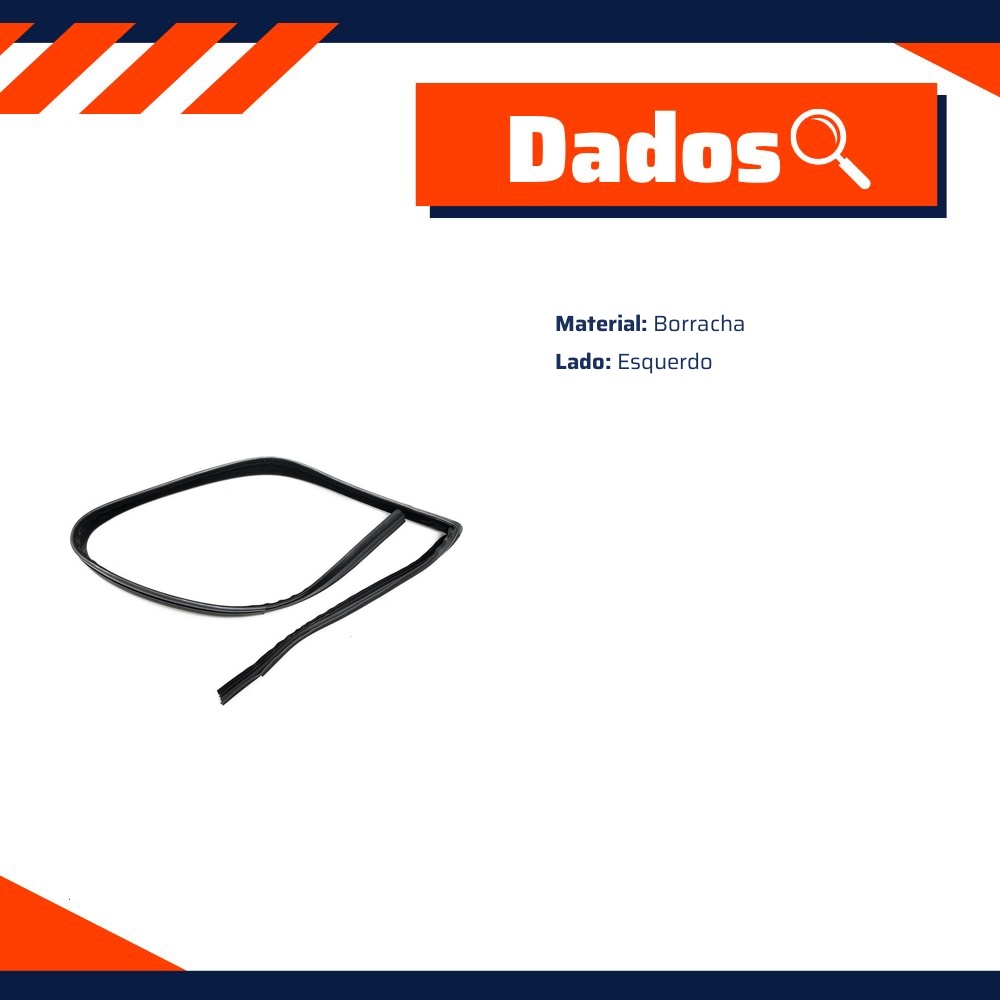 Canaleta da Porta para Fiat Strada - Uniflex - 39068