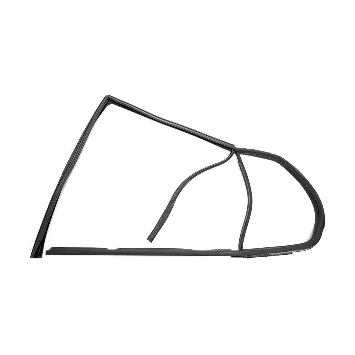 Canaleta da Porta com Pestana para Volkswagen Crossfox - Uniflex - 37553