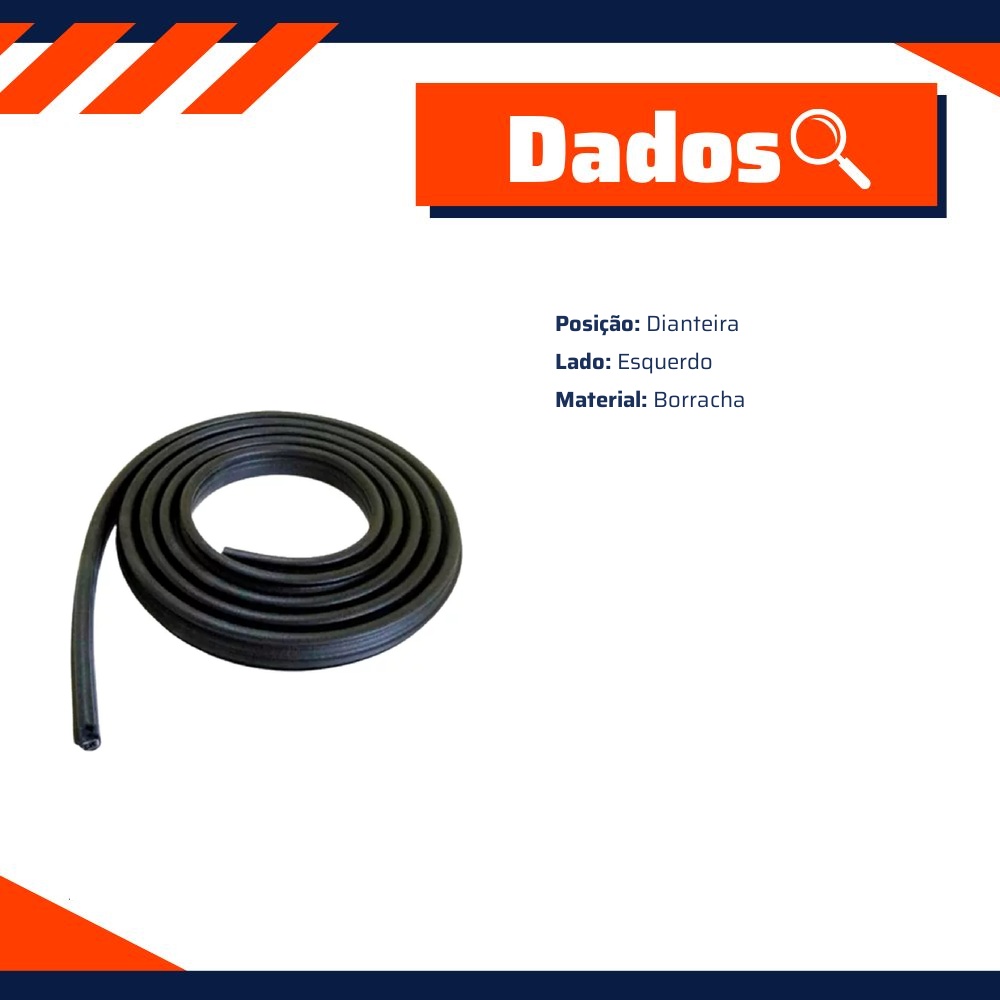 Canaleta da Porta para Ford Fiesta e Fiesta Sedan - Uniflex - 38648