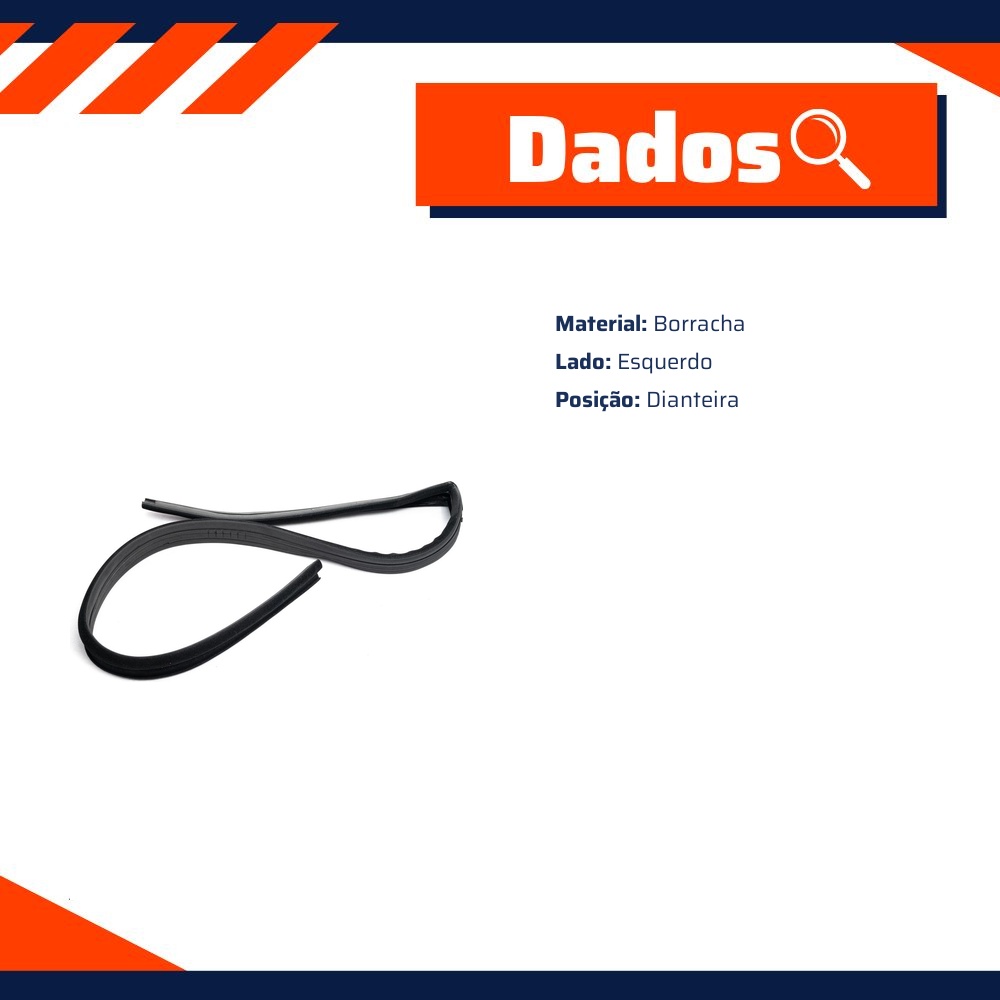 Canaleta da Porta para Fiat Fiorino e Uno - Uniflex - 39056