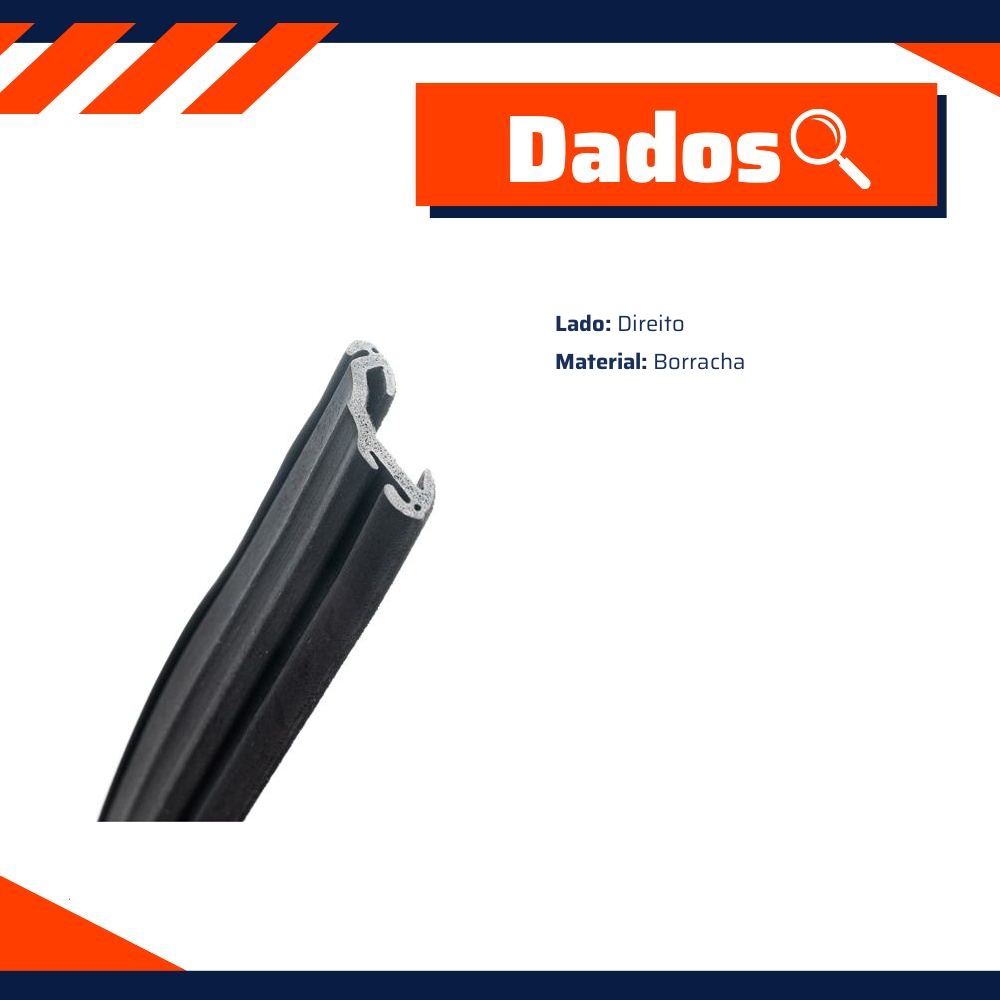 Canaleta da Porta para Chevrolet Corsa e Corsa Pick-Up - Uniflex - 38073