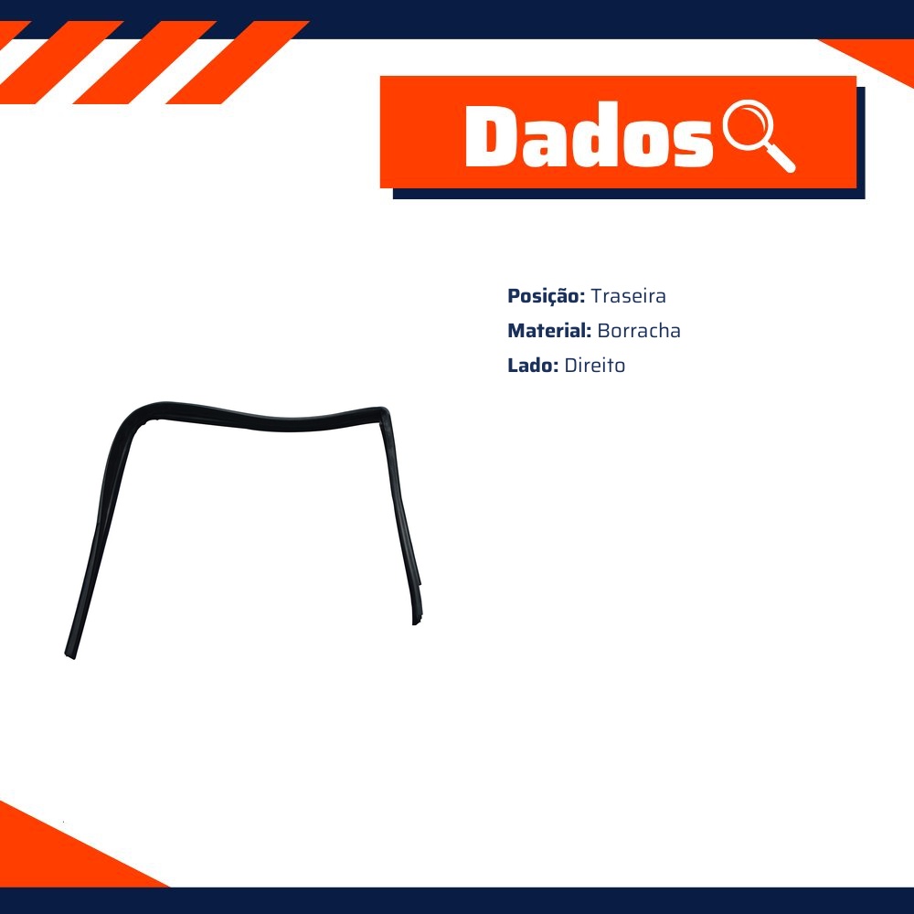 Canaleta da Porta para Fiat Siena - Uniflex - 39079
