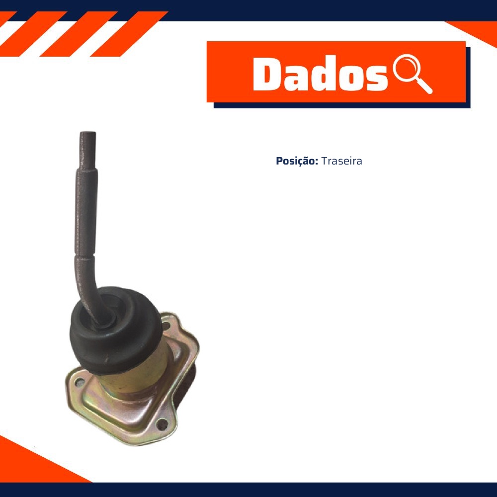 Controle de Transmissão 4 Marchas para Chevrolet Chevette e Marajó - Amortex - 34743