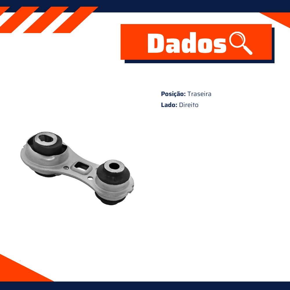 Coxim do Câmbio para Renault Megane e Scenic - Amortex - 51184