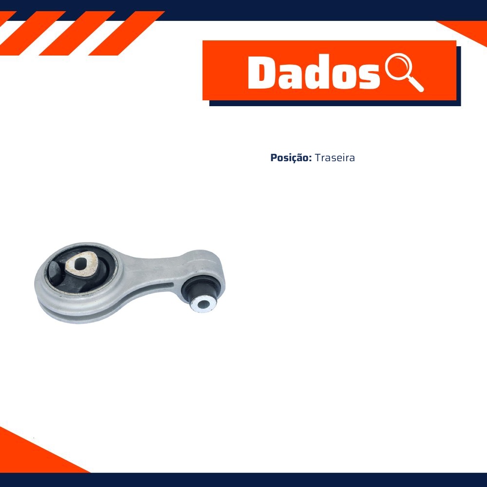Coxim Traseiro Inferior do Motor para Fiat Fiorino e Uno - Amortex - 57125