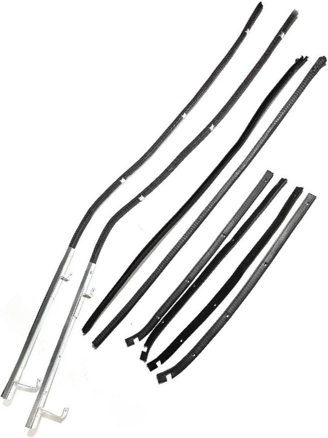Jogo de Canaletas da Porta para Chevrolet A-10 - Uniflex - 38135