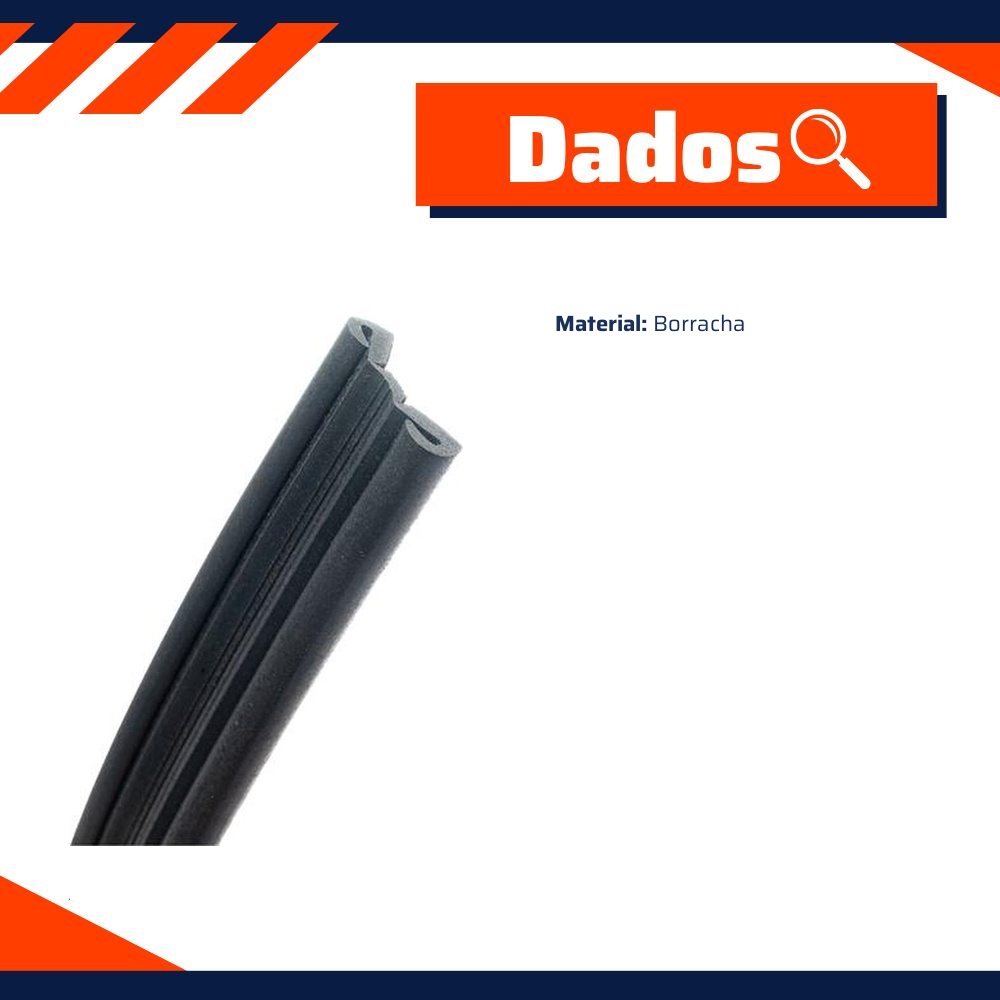 Jogo de Canaletas da Porta para Scania LK 140 e LK 141 - Uniflex - 39419