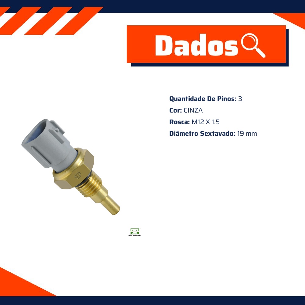 Sensor de Temperatura Água para Daihatsu Terios - MTE-THOMSON - 4255