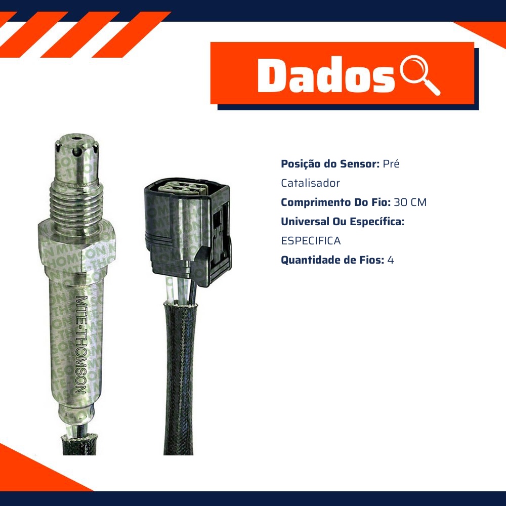 Sonda Lambda Moto - MTE - 6821.40.030