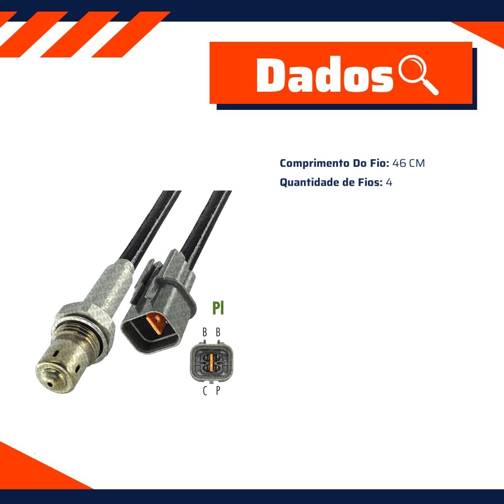 Sonda Lambda Planar para Hyundai IX35 - MTE-THOMSON - 8888.42.046