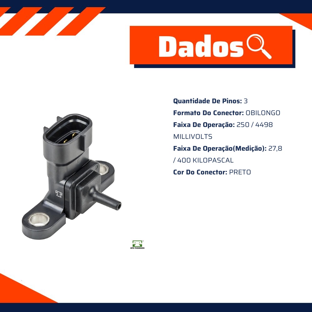Sensor de Pressão do Coletor Map para Toyota Hilux - MTE-THOMSON - 71104
