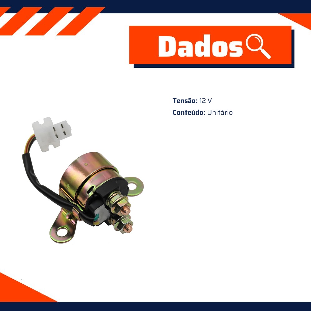 Relé de Partida para Suzuki Intruder 250 - Gauss - GM22030