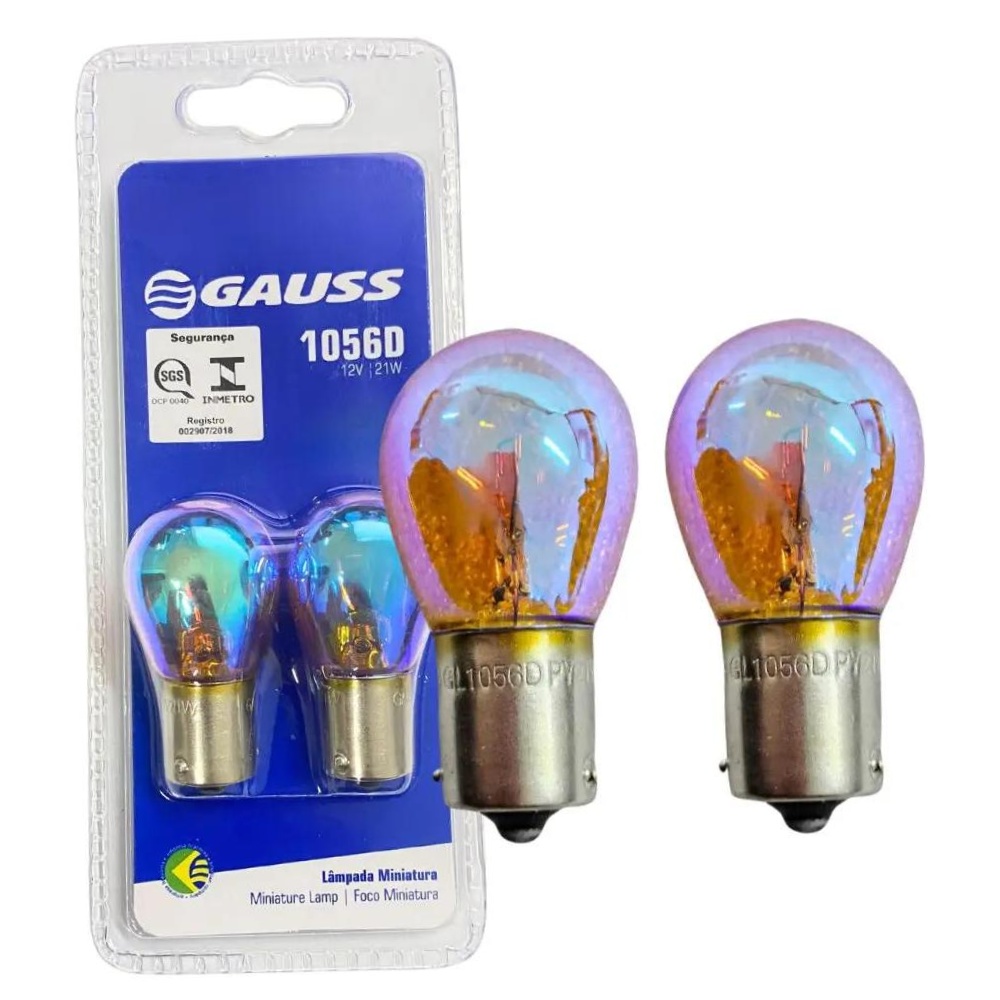 Par Lâmpada Miniatura 12V 35W - Gauss - GL1056D